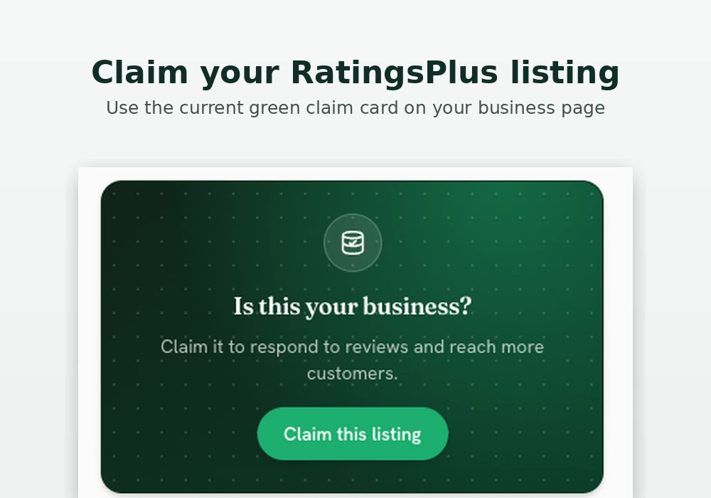 How to claim and edit your business on RatingsPlus