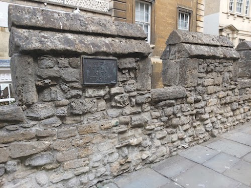 Part of the mediaeval wall of the City of Bath