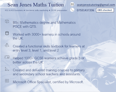 profile picture of Sean Jones Maths Tuition