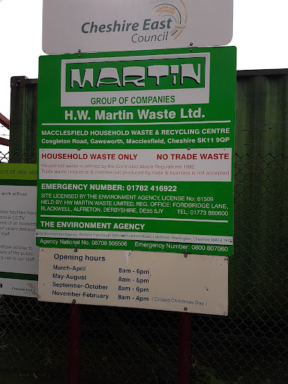Macclesfield Household Waste Recycling Centre