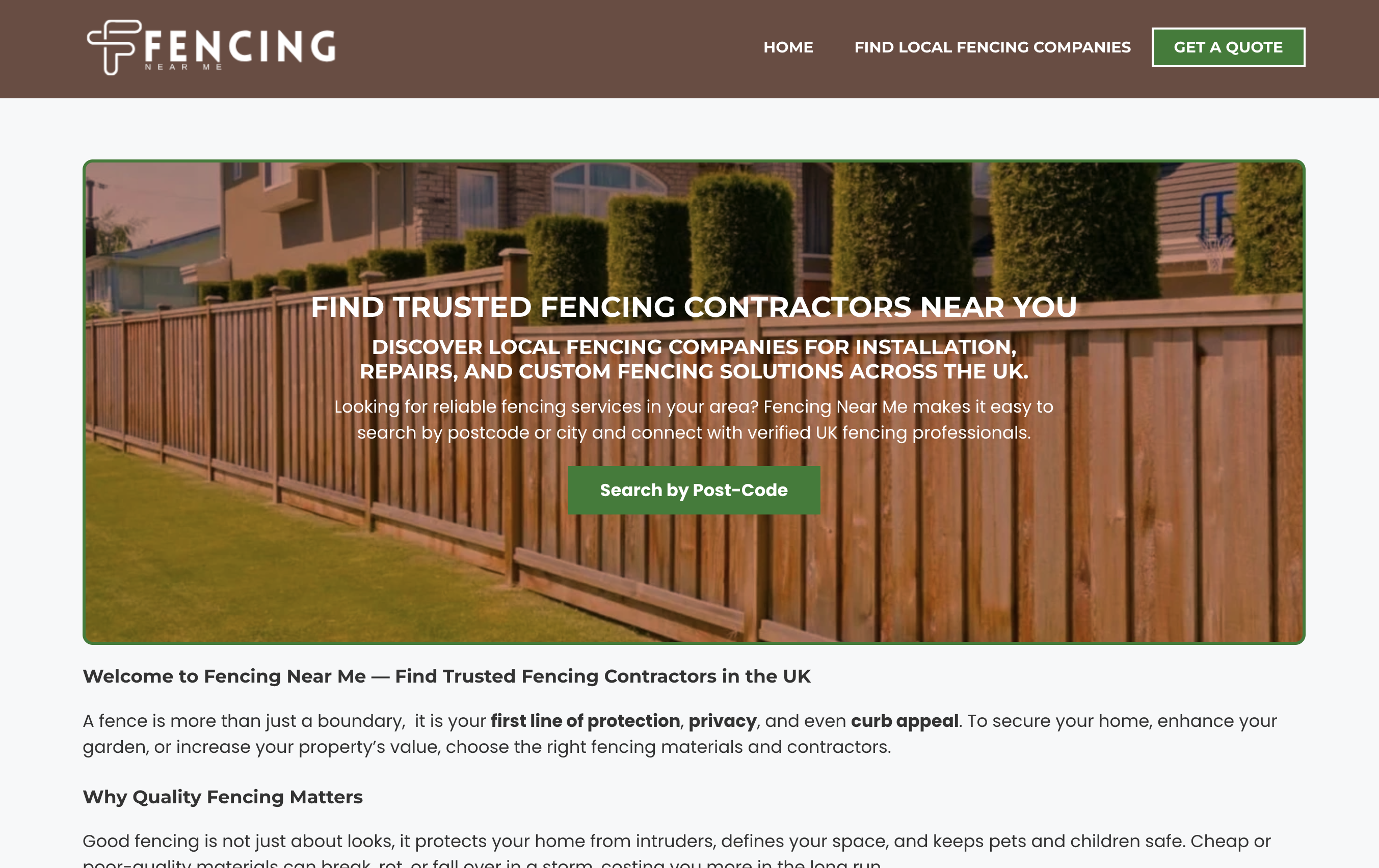 profile picture of Fencing Near Me profile picture